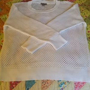 White DKNY sweater